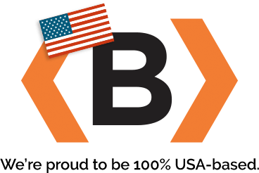 We're proud to be 100% USA based.